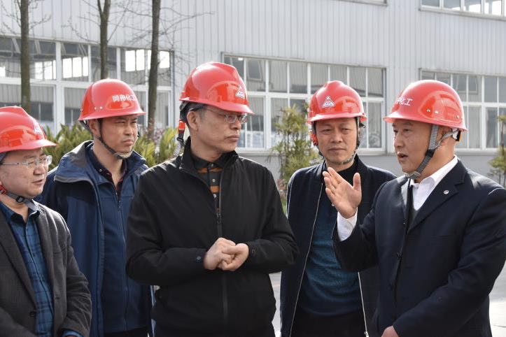 市應急管理局局長敬東陽到我廠調研檢查